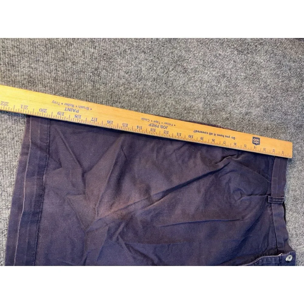 adidas Bermuda Shorts Men Size 36 Purple Stretch Pleated Front Slash Pocket Logo